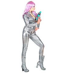 Location Déguisement Femme De L'espace Adulte / Location Costume Combinaison Spacegirl Futuriste Femme / La Maison Du Déguisement