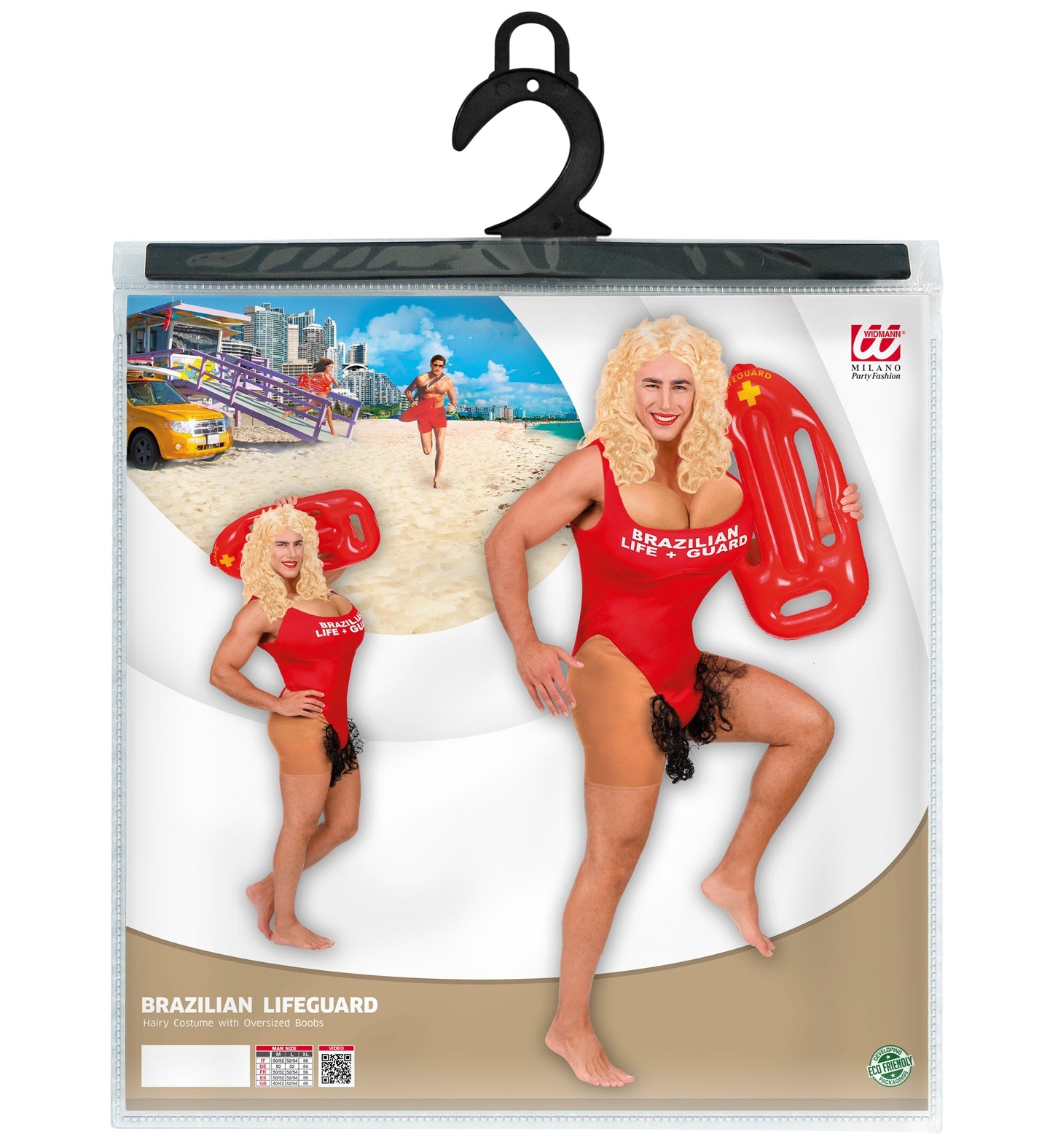 Déguisement sauveteuse Brésilienne / Costume Alerte à malibu Homme / Costume Baywatch sexy / La maison du déguisement