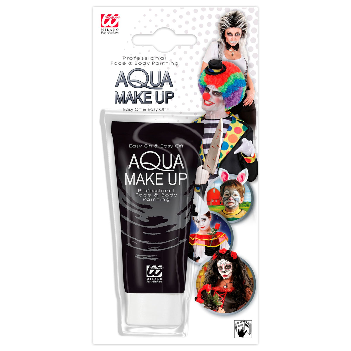 Maquillage Tube Noir / Peinture à l’Eau En Tube Noir / La maison Du Déguisement