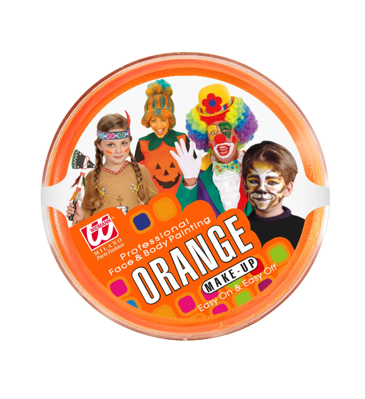 Maquillage Orange en pot / Maquillage fard oeange / Fard Gras 25g / La maison du déguisement