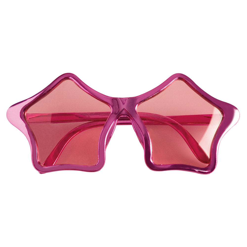 Lunettes Party Étoiles Rose / Lunettes Disco Étoiles Rose / La Maison Du Déguisement