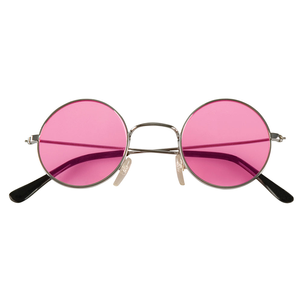 Lunettes party Hippie Rose / Lunettes Lennon Rose / Lunettes Hippie Rose / La Maison Du Déguisement
