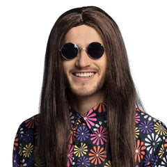 Lunettes party Hippie Noir / Lunettes Lennon Noir / Lunettes Hippie Noir / La Maison Du Déguisement