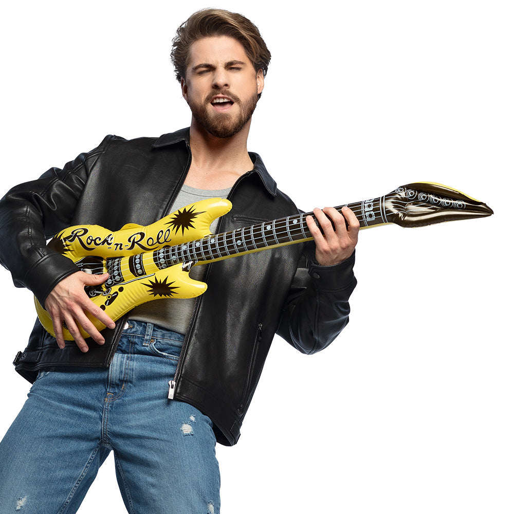 Guitare Gonflable Jaune / La Maison Du Déguisement