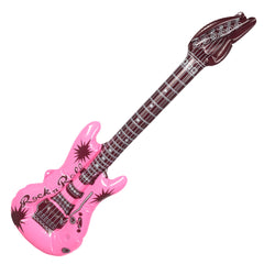 Guitare Gonflable Rose / La Maison Du Déguisement