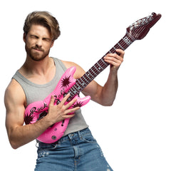 Guitare Gonflable Rose / La Maison Du Déguisement