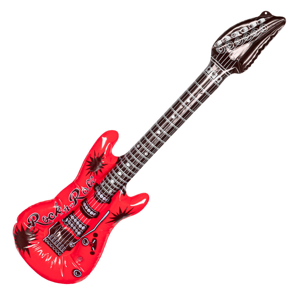 Guitare Gonflable Rouge / La Maison Du Déguisement