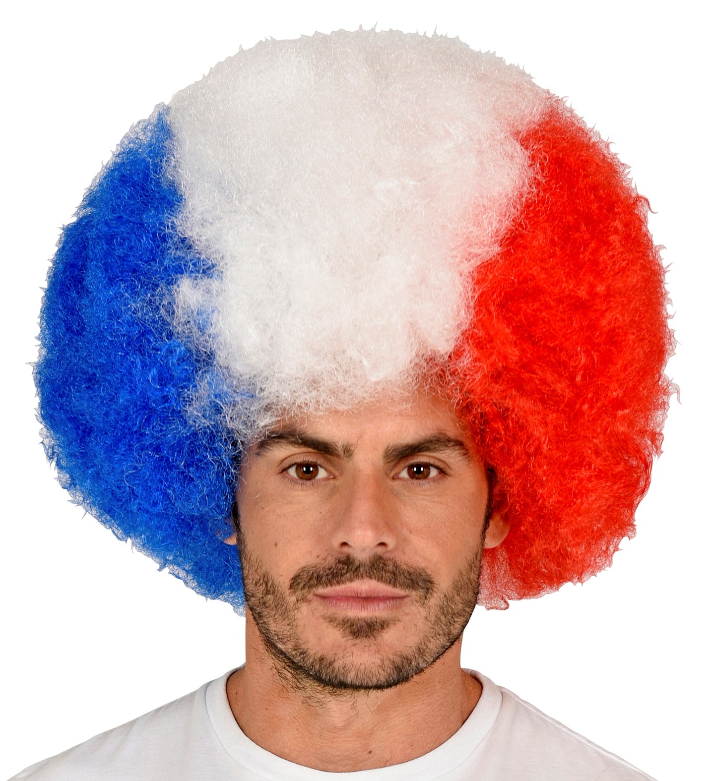 Perruque France, Bleu Blanc Rouge / Perruque Tricolore / La Maison Du Déguisement