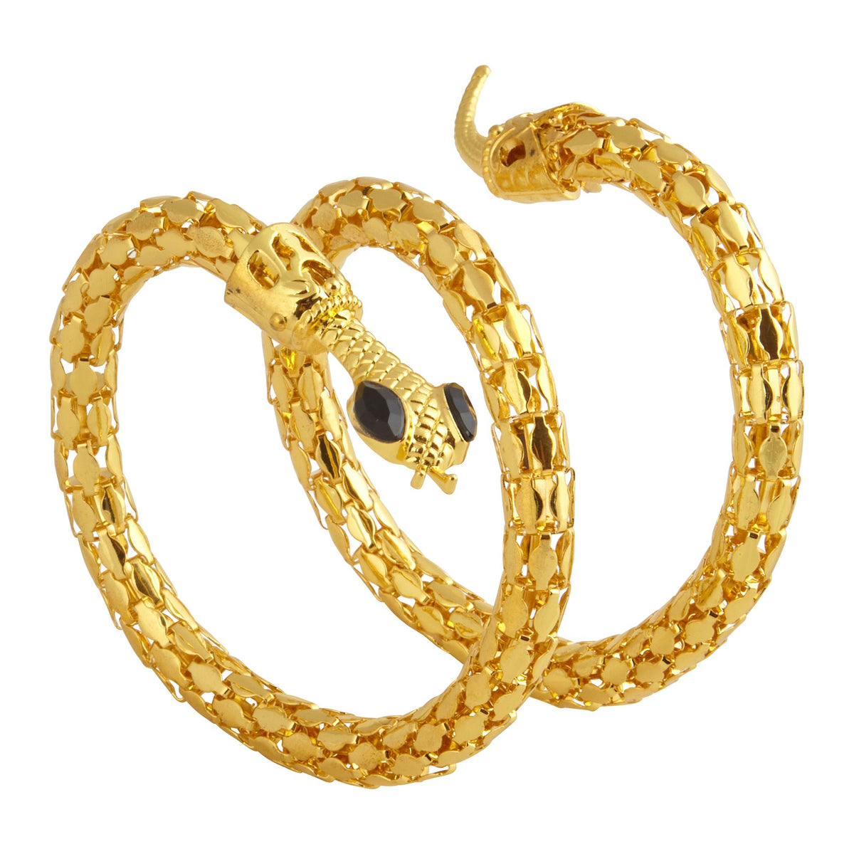 Bracelet Serpent Doré / Bracelet Serpent Égyptien Or / Bracelet Cléopâtre Reine Du Nil Luxe / La Maison Du Déguisement