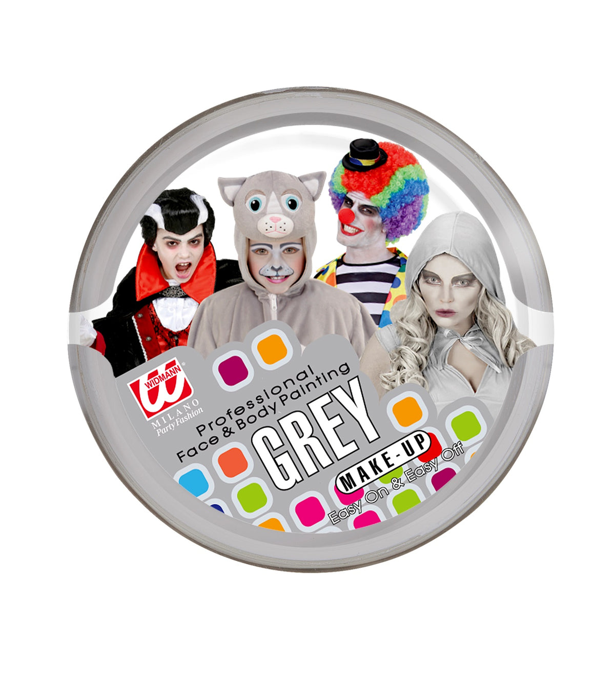 Maquillage Gris en pot / Maquillage fard Gris / Fard Gras 25g / La maison du déguisement
