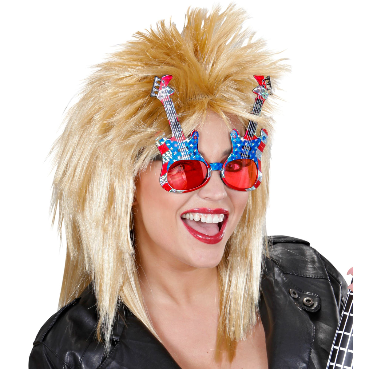 Lunettes Guitare USA / Lunettes Guitare Américain / Lunettes Guitare Drapeau États-Unis / La Maison Du Déguisement