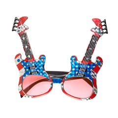 Lunettes Guitare USA / Lunettes Guitare Américain / Lunettes Guitare Drapeau États-Unis / La Maison Du Déguisement