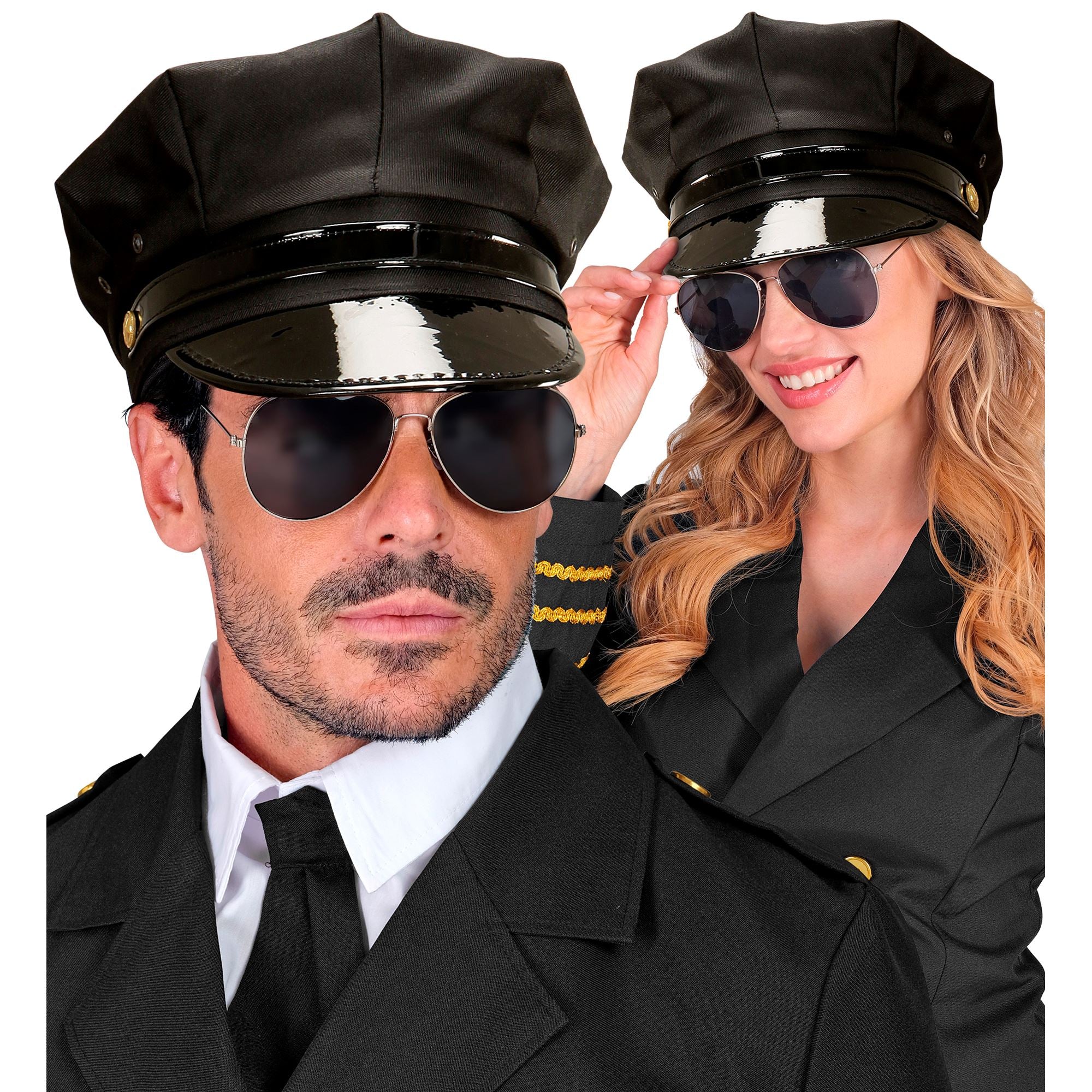 Casquette De Chauffeur Noir / Chapeau De Conducteur / La Maison Du Déguisement