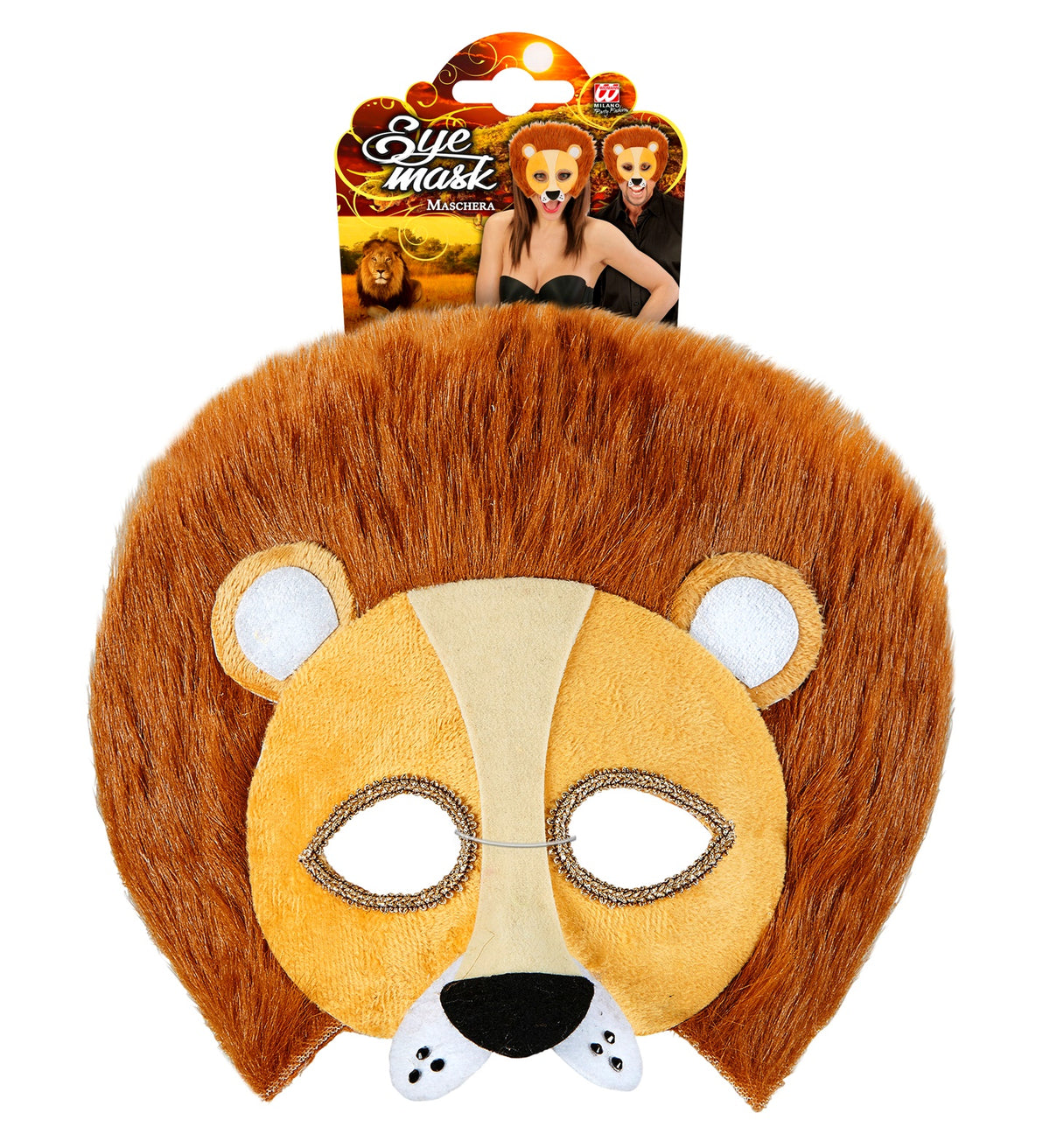 Masque Peluche Lion / Loup Peluche Lion / La Maison Du Déguisement