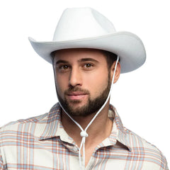 Chapeau Cowboy Blanc / Chapeau Cow-boy Blanc / Chapeau Western Blanc / La Maison du Déguisement