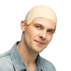 Crâne cheveux Luxe / Bouchon latex Tête chauve / La Maison du Déguisement