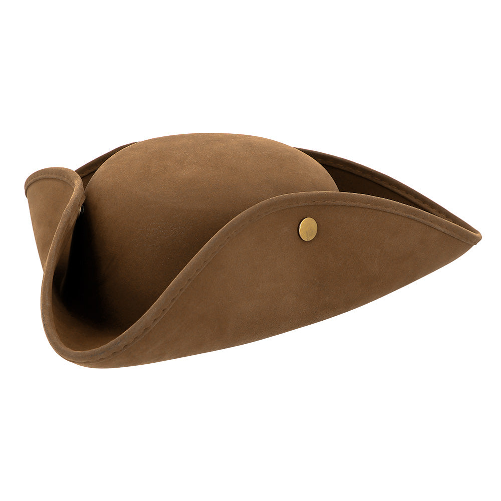 Chapeau Pirate Charles Marron / Chapeau Tricorne Marron / Chapeau Pirate Des Caraïbes / La Maison du Déguisement