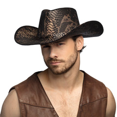 Chapeau Cowboy Cobra / Chapeau Cow Boy Aventurier / La Maison Du Déguisement