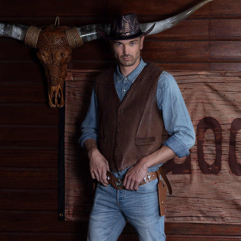 Chapeau Cowboy Cobra / Chapeau Cow Boy Aventurier / La Maison Du Déguisement