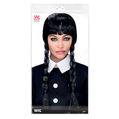 Perruque Fille Sombre / Perruque Dark Girl / Perruque Mercredi Addams / La maison du déguisement