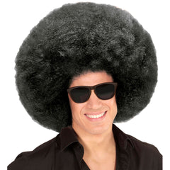 Perruque Noir Afro Extra Volume / Perruque BIG Afro Noir / La Maison Du Déguisement
