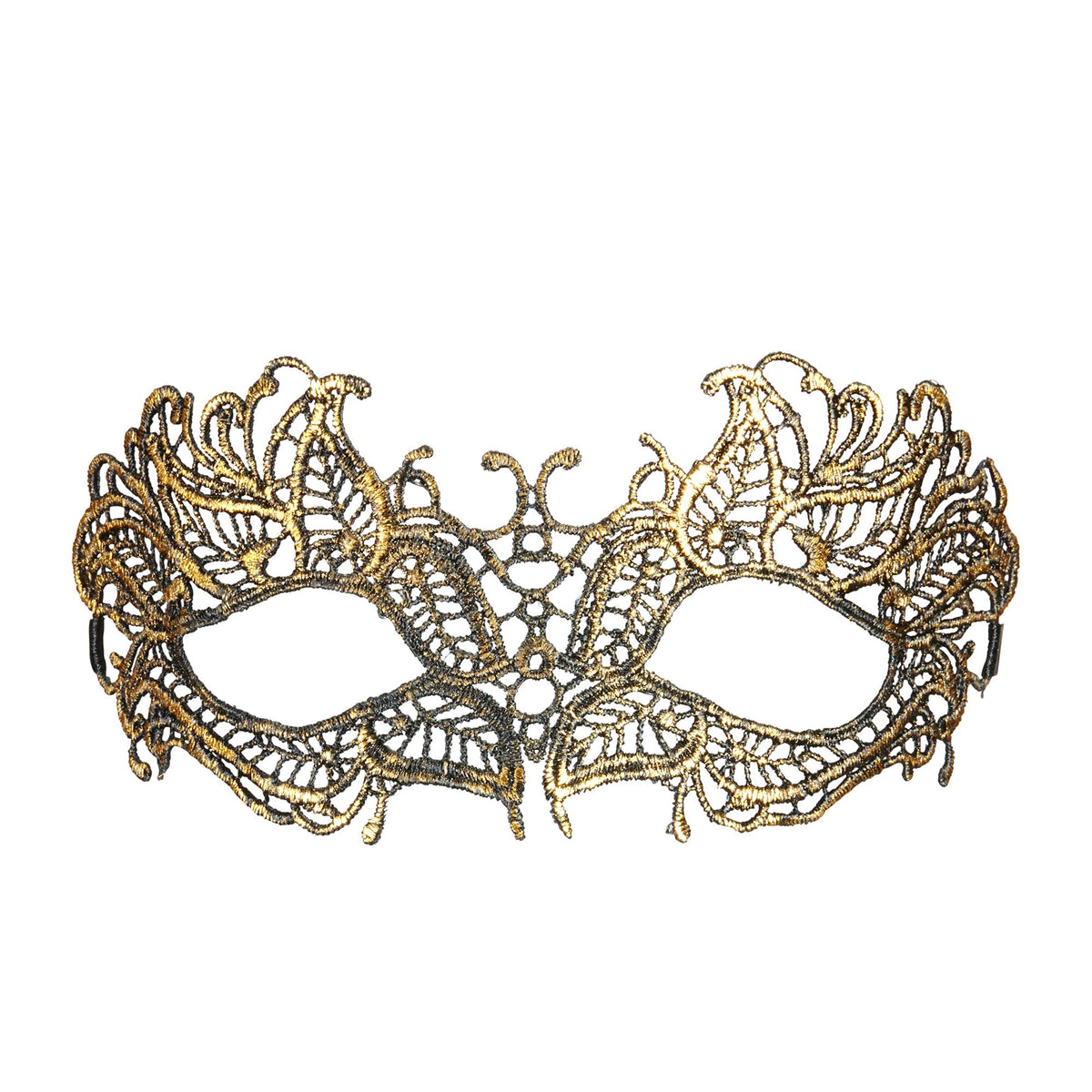 Loup Antique Vénitien dentelle Or BM / Masque dentelle Antique Or BM / La Maison Du Déguisement
