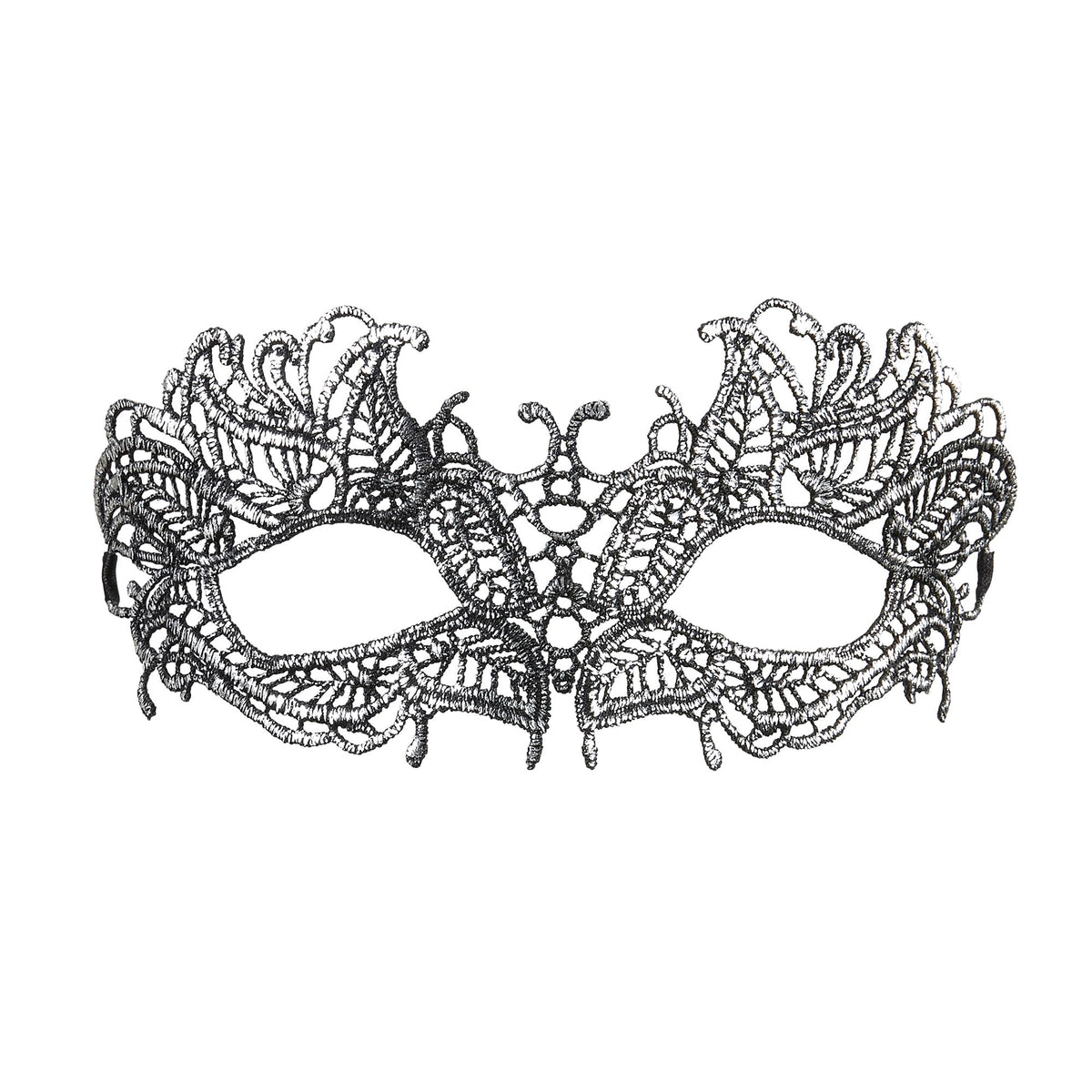 Loup Vénitien dentelle Argent / Masque dentelle Antique Argent / La Maison Du Déguisement