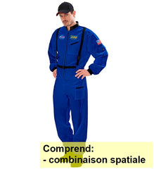 Déguisement Astronaute Bleu Adulte / Costume Cosmonaute Bleu Homme / Costume Astronautes Futuriste / La Maison Du Déguisement