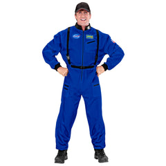 Location Déguisement Astronaute Bleu Adulte / Location Costume Cosmonaute Bleu Homme / Location Costume Astronautes Futuriste / La Maison Du Déguisement