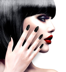 Faux Ongles Stiletto Noirs / La maison du déguisement