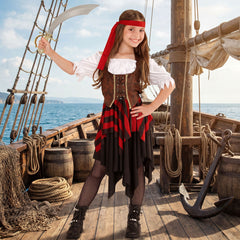 Déguisement Pirate Boucanier Fille Enfant / Costume Pirate Corsaire fille Enfant / La Maison Du Déguisement