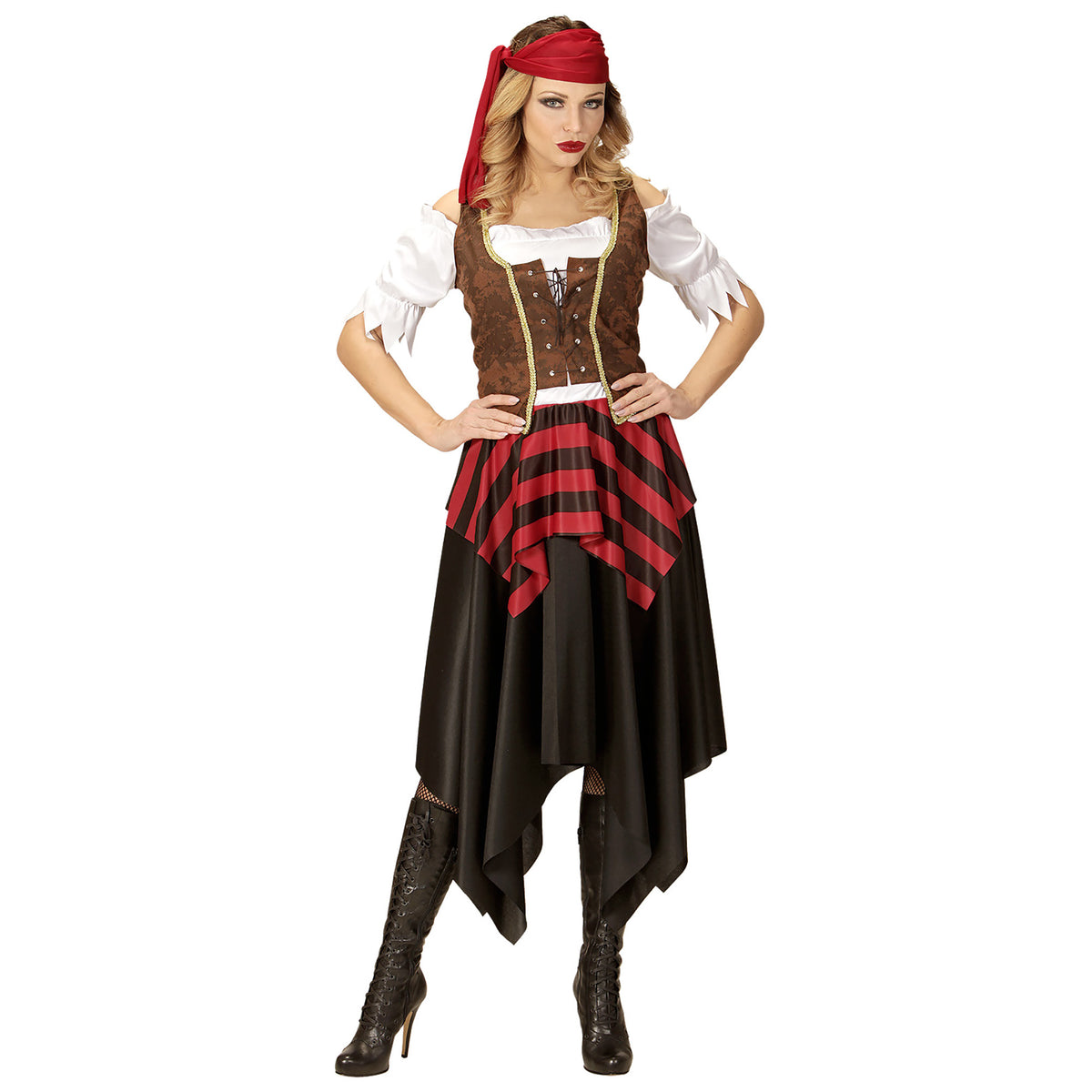 Location Déguisement Pirate Miss Caraïbes Adulte / Location Costume Pirate Corsaire Femme / Location Costume Pirate Femme / La Maison Du Déguisement