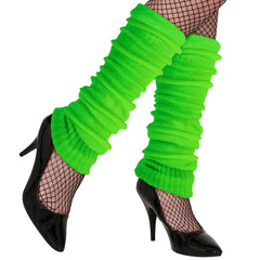 Guêtres Années 80 Vert Disco / Jambières Vert Fluo / La Maison Du Déguisement