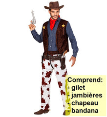 Déguisement Cowboy / Costume Western Nevada Homme / La Maison Du Déguisement