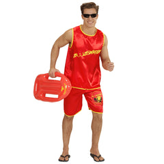 Déguisement Boobs Watch Homme / Costume Baywatch Adulte / Costume Alerte à malibu Rouge / La Maison Du Déguisement