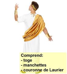 Déguisement Jules César / Costume Empereur Romain / Costume Grec Homme / La Maison Du Déguisement