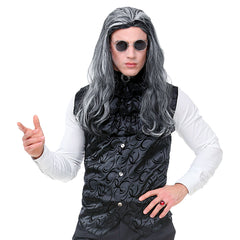 Déguisement Veste Vampire Gothique Avec Jabot / Costume Gilet Dracula Adulte / La Maison Du Déguisement