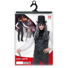 Déguisement Veste Vampire Gothique Avec Jabot / Costume Gilet Dracula Adulte / La Maison Du Déguisement