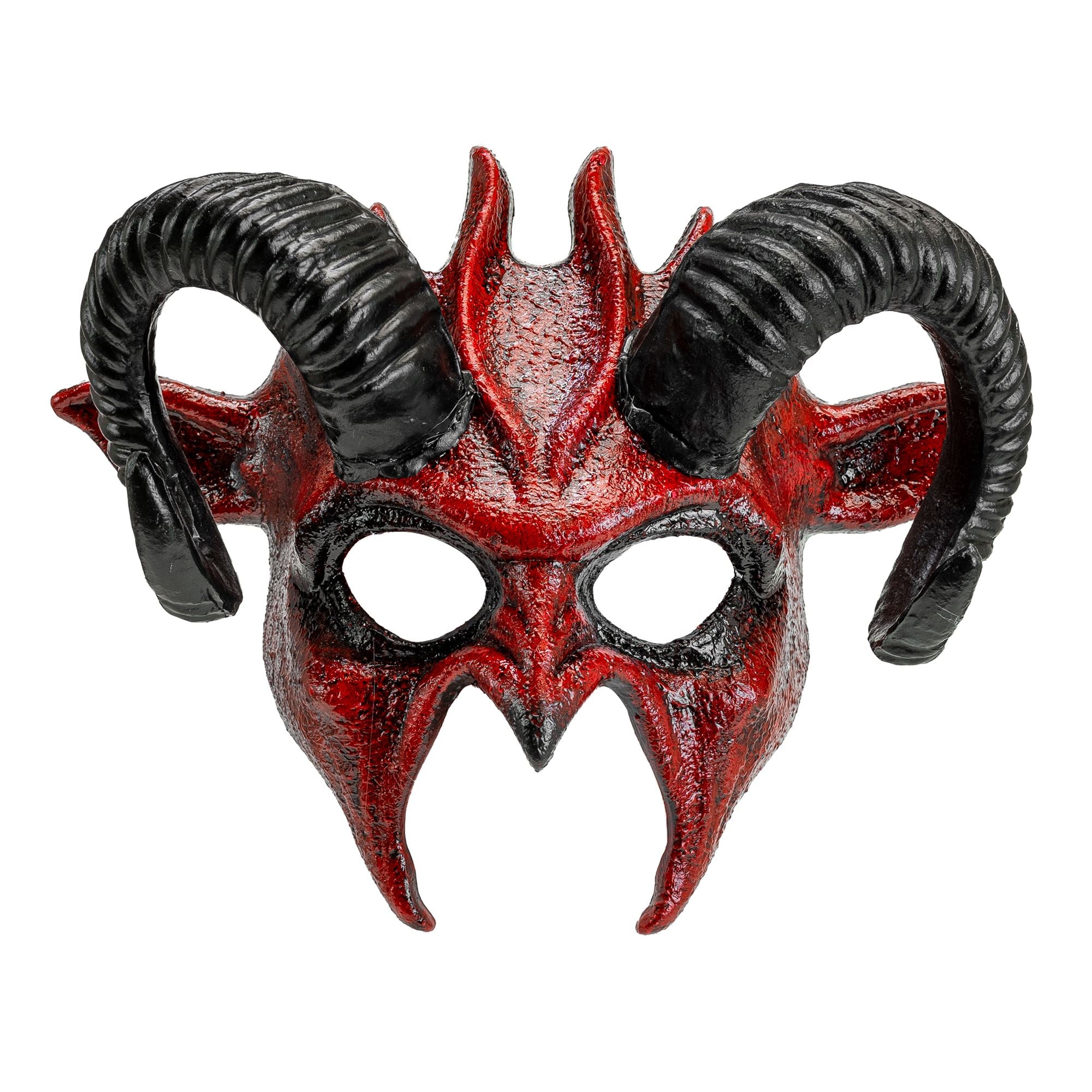 Masque Commedia Dell'arte Diable / Masque Diable Rouge Luxe / La Maison Du Déguisement