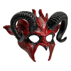 Masque Commedia Dell'arte Diable / Masque Diable Rouge Luxe / La Maison Du Déguisement