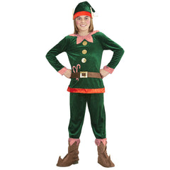Déguisement Lutin De Noël Enfant / Costume Elf Qui Aide Le Père Noël Enfant / La Maison Du Déguisement