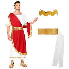 Location Déguisement Jules César Luxe Adulte / Location Costume Empereur Romain Luxe Homme / La Maison Du Déguisement
