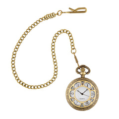 Montre Gousset en métal avec chaîne / Montre mécanique / Montre de Poche Steampunk / La Maison du Déguisement