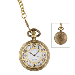 Montre Gousset en métal avec chaîne / Montre mécanique / Montre de Poche Steampunk / La Maison du Déguisement