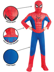 Déguisement Spider-Man Enfant / Costume Super Héros Spiderman Licence Officielle Marvel / La Maison Du Déguisement