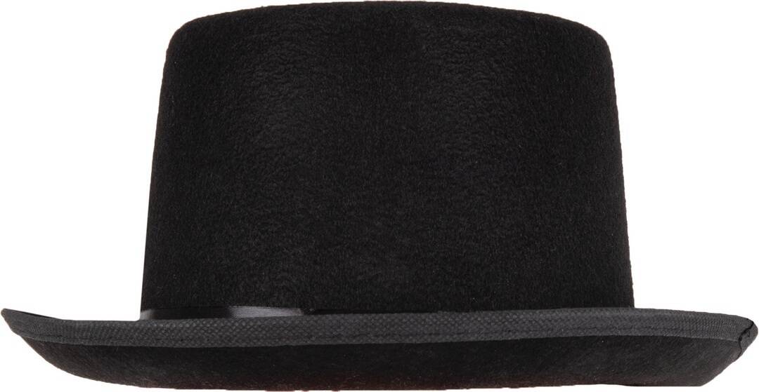 Chapeau Haut De Forme Noir / Chapeau Rocambole Noir Adulte / La Maison Du Déguisement