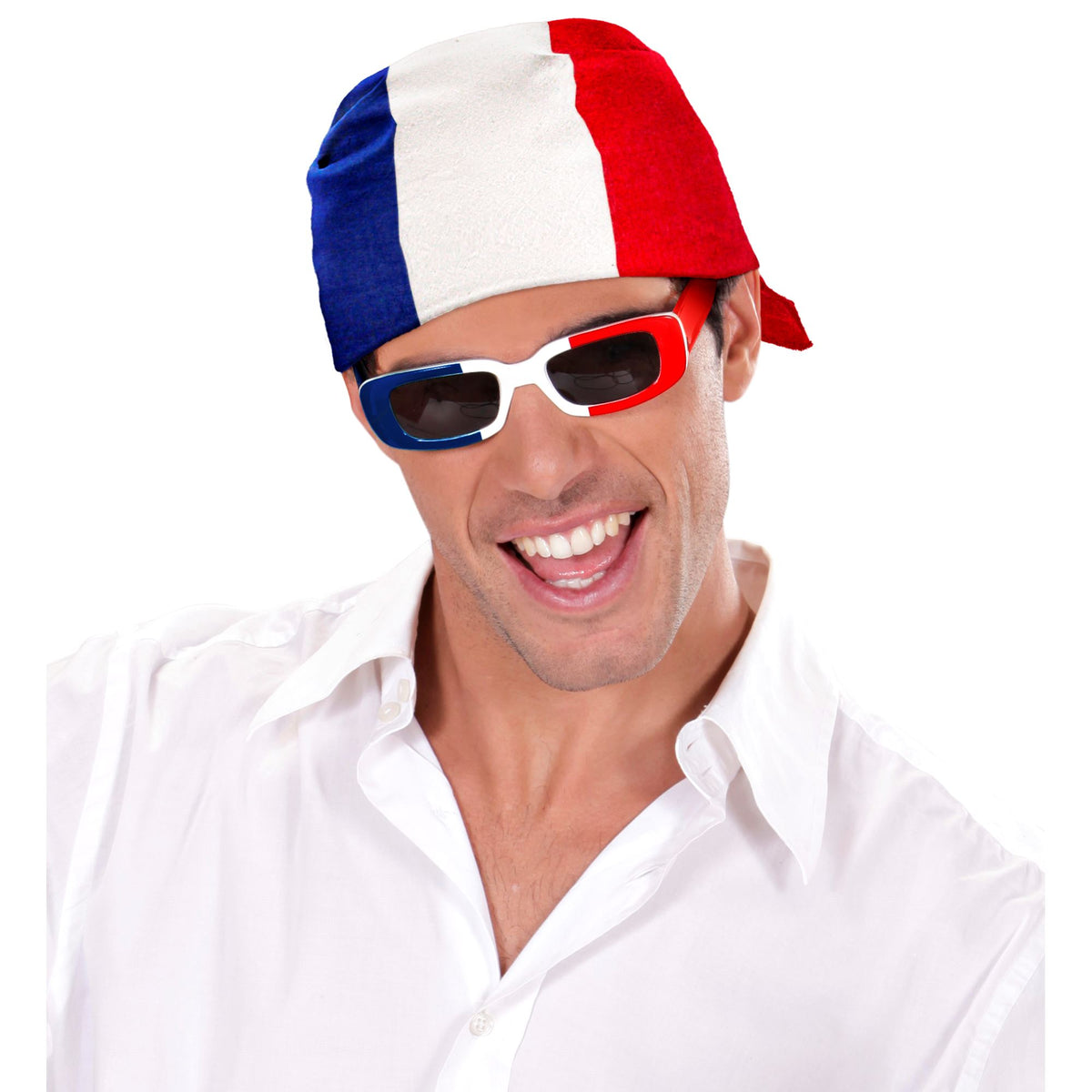 Bandana France Tricolore / Bandana Bleu Blanc Rouge / Bandana France / La Maison Du Déguisement