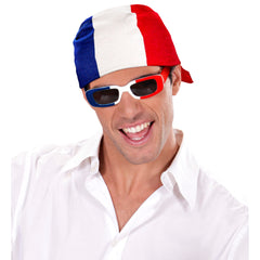 Bandana France Tricolore / Bandana Bleu Blanc Rouge / Bandana France / La Maison Du Déguisement