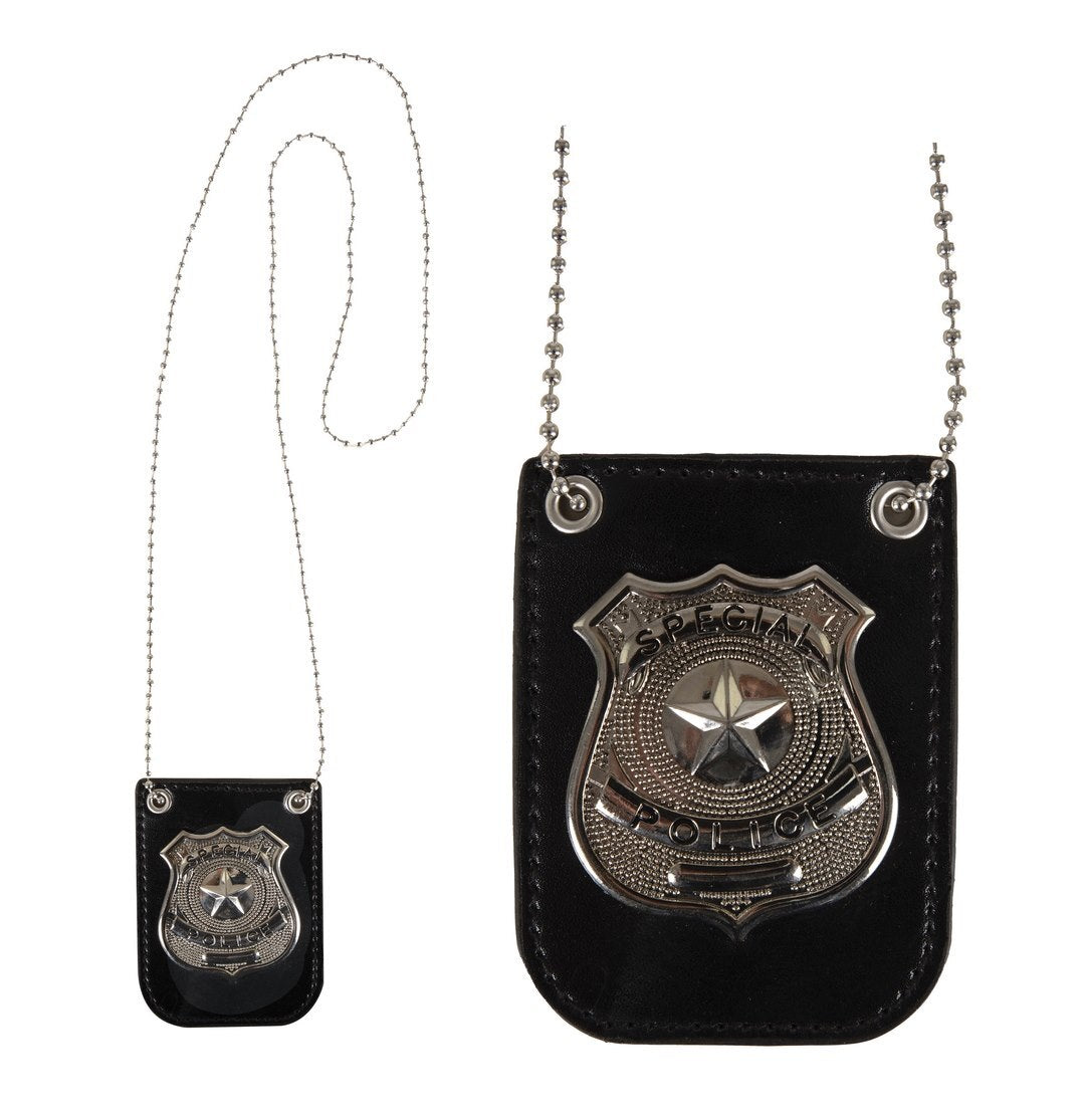 Badge de Police / Collier Badge de Police, Policier / Plaque police / La Maison du Déguisement