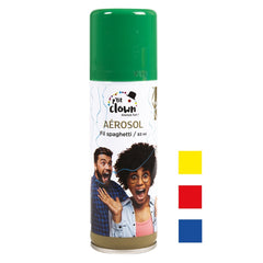 Serpentin de Fil Fou / Bombe de Fils Colorés / Spray Fils Spaghettis / La Maison Du Déguisement